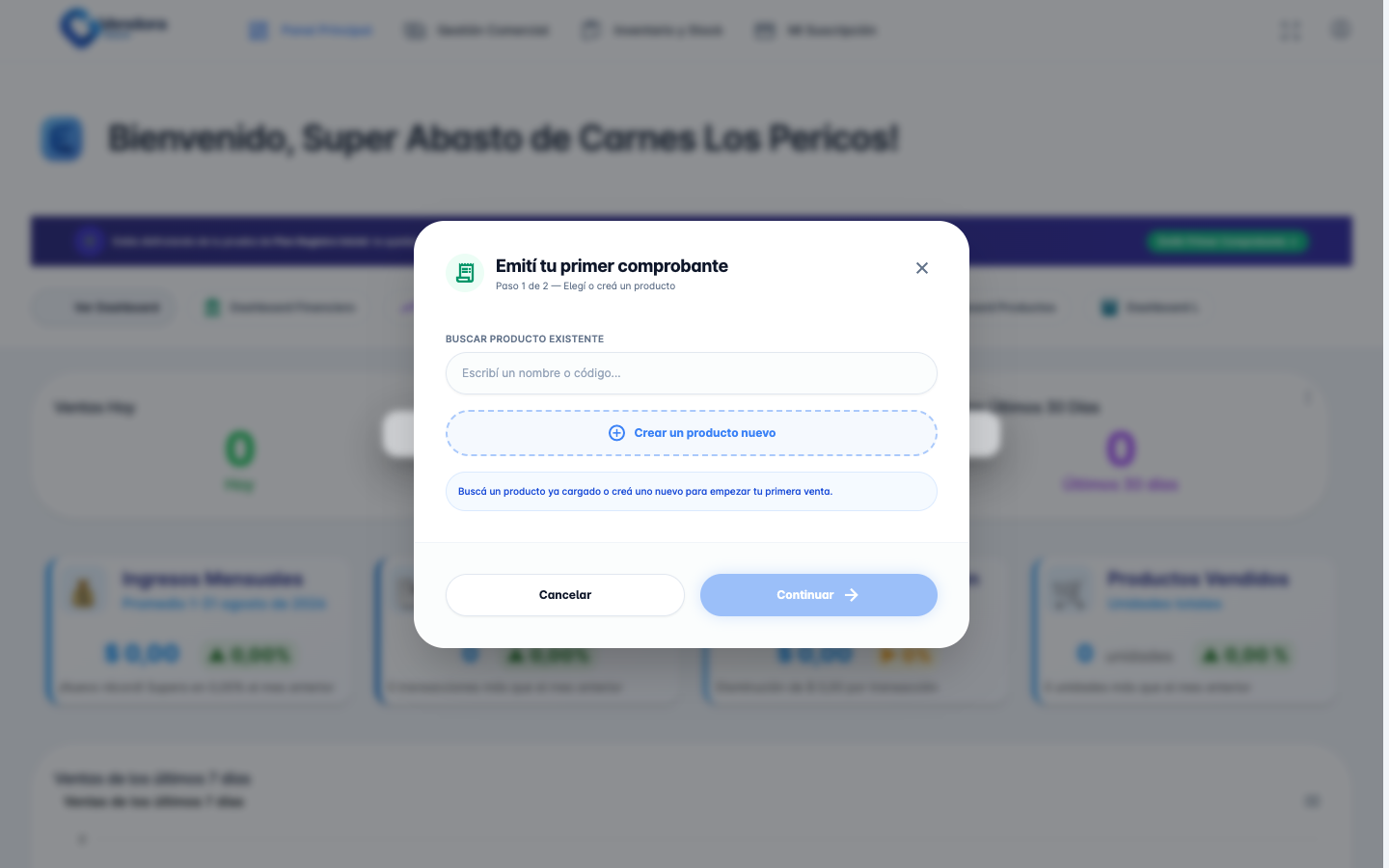 Asistente de primera venta